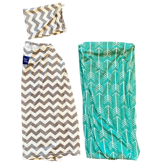 Bozeman Baby Company Other - Two Infinity Nursing Scarves and Car Seat Covers